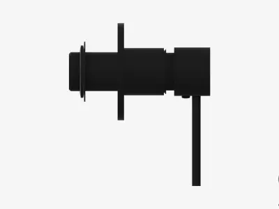 Hob Mixer Tap - Luxury - Sleek Low-poly 3D model