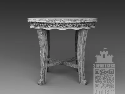 SmallTable 3D print model