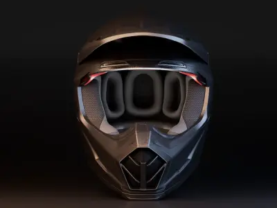 Racing Helmet 3D model