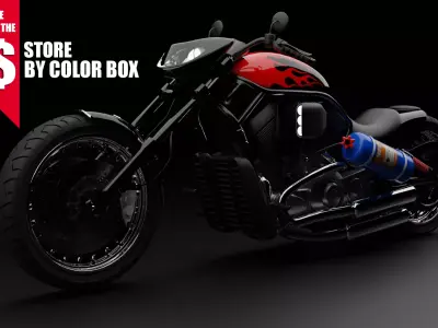 BEST HEAVY MOTOR BIKE 3D model