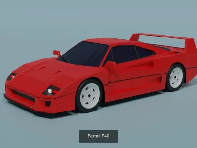 Low Poly Cars Pack