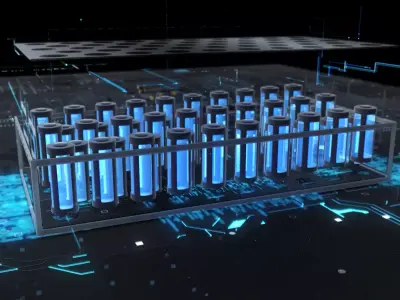 AE CC2022 electric vehicle technology Animation FX 3D model