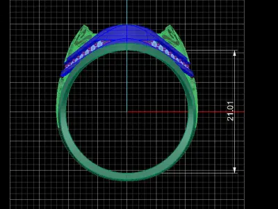 NEO MAN RING MODEL20 3D print model