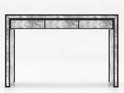 Restoration Hardware Strand Mirrored Desk 3D model