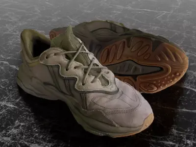 ADIDAS OZWEEGO TRACE 3D SHOES 3D model