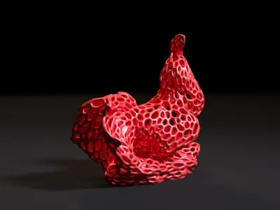 Garden Rooster 3D print model