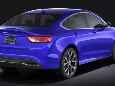 Chrysler 200 2015 VRAY 3D model
