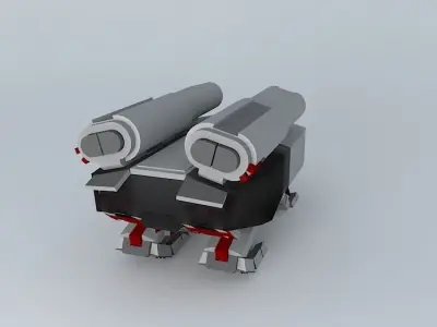 Heavy Assault robot  Free 3D model