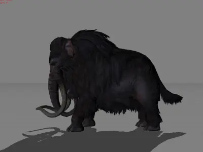 Mammoth Animal  Low-poly 3D model