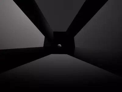 Art Gallery in Unreal Engine Low-poly 3D model