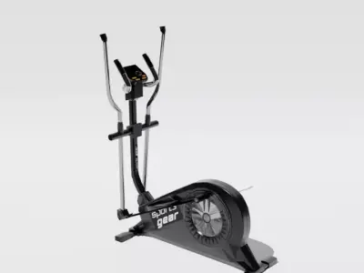 Elliptical Trainer Low-poly 3D model purchase