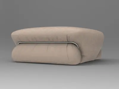 Pisu Pouf Low-poly 3D model