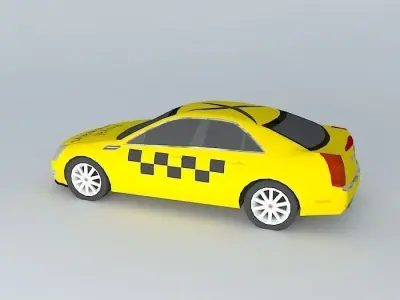 Royal Taxiways Cadillac CTS Free 3D model