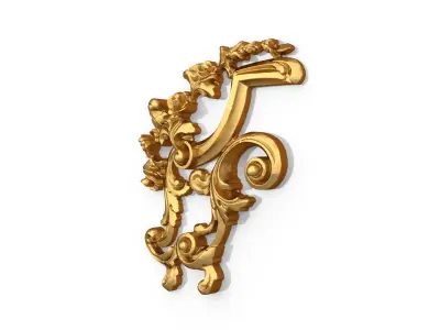 Classic decor ornament 166 3D model