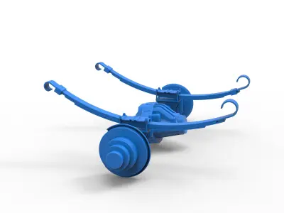 TRUCK FRONT SUSPENSION 3D print model