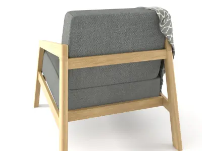 Single sofa single chair 3D model 3D model