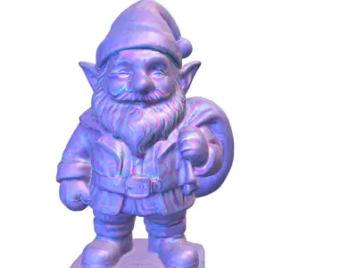 gnome decoration  Low-poly 3D model