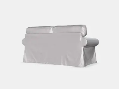 EKTORP 2-seat sofa Low-poly 3D model