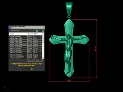 Jesus Pendant new design 2022 3D model