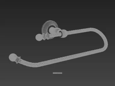 Ottoman Waterside  Towel Capless 3D model
