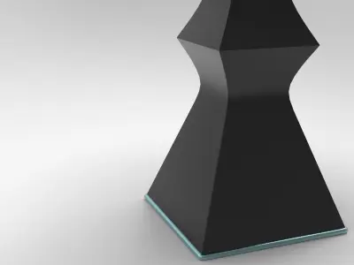 Gloe Side Table Low-poly 3D model