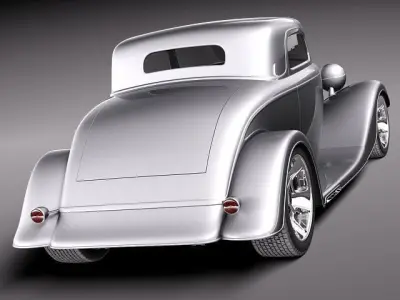 1933 HotRod StreetRod Custom 3D model