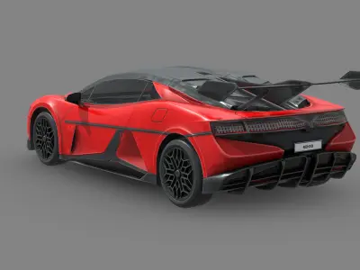 BYD Yang Wang U9 Low-poly 3D model