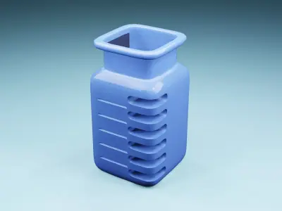 Modern Flower Pot 3D model