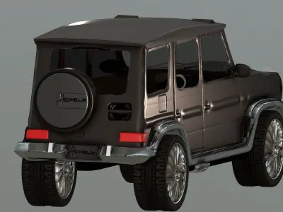 CAR - 2022 Mercedes G WAGON G63 HOFELE Limited 3D print file 3D print model