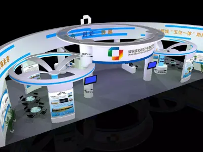 Exhibition - Area -22X10-3DMAX2009-06 3D model