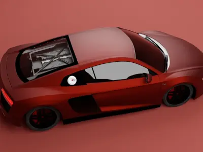 Car Audi R8 V10  3D model