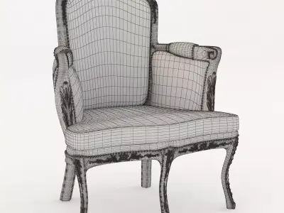 classical chair 3D model