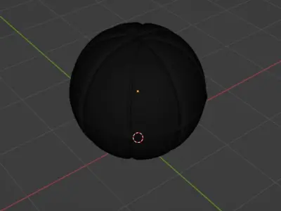 Ball Basketball 3D model