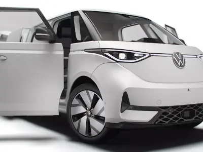 VW ID Buzz Cargo SWB GTX HQInterior 2026 3D model