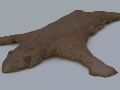 animal pelts volume three Unreal and Unity Low-poly 3D model