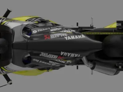 YZF R1-M 2020 Model with 60th Anniversary Livery 3D model