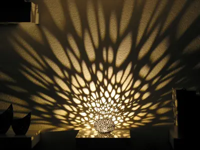 Voronoi Pearl Light Lamp No 1 3D print model