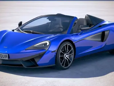 McLaren 570S Spider 2018 3D model
