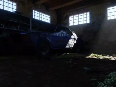 Garage Scene 3D model