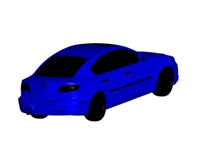 Mazda 3 car 3D model