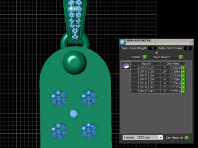  Glamira Pendant 3D print model