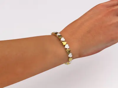 Bracelet and necklace 5414 3D print model