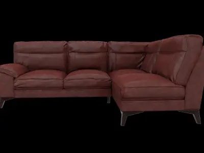 Sofa set PBR 3d model outdoor sectional 3D model