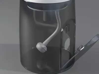 Oral Irrigator Model Low-poly 3D model