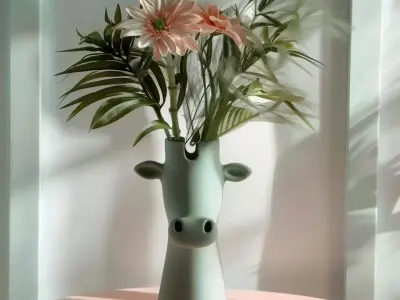 GIraffe Vase for Adorable Decor 3D print model