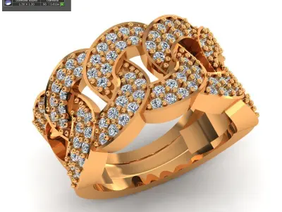 Band Ring 3D print model