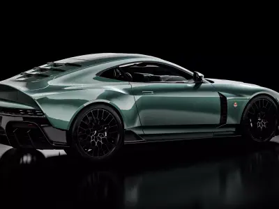 Aston Martin Valour 2024  Low-poly 3D model