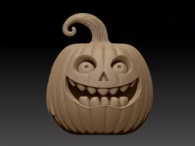 pumpkin decor for Halloween 3D print model