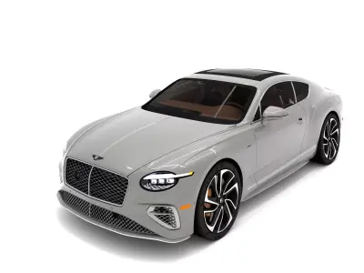 Bentley Continental GT2025 Low-poly 3D model