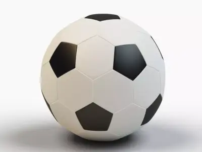 Soccerball soccer ball 3D model purchase